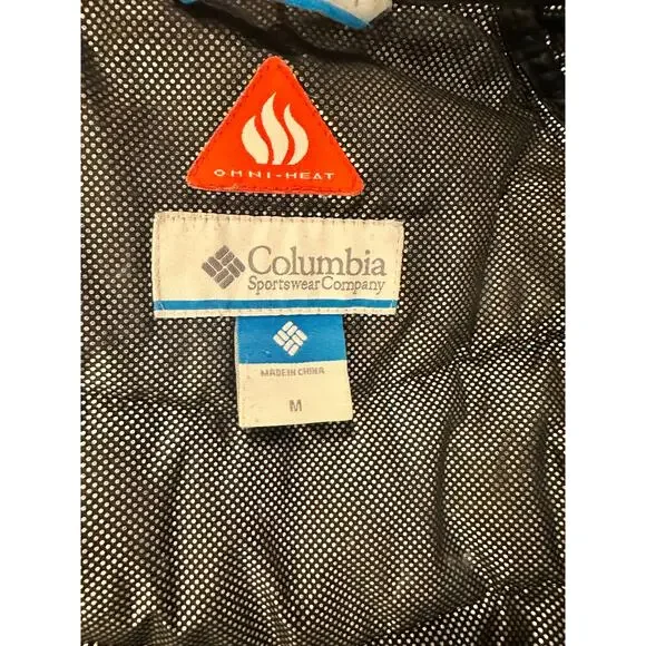 Women's Columbia Turbo Down Omni-Heat Dark Navy Jacket Coat Sz. Medium - Picture 7 of 10